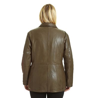 Plus Size Excelled Leather Jacket