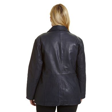 Plus Size Excelled Leather Jacket