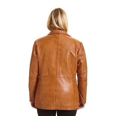 Plus Size Excelled Leather Jacket