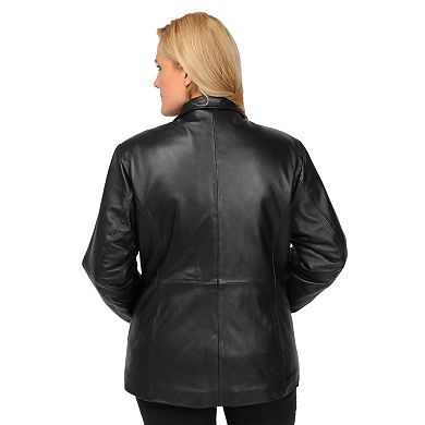 Plus Size Excelled Leather Jacket