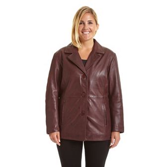 Plus Size Excelled Leather Jacket