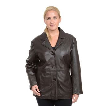 Plus Size Excelled Leather Jacket