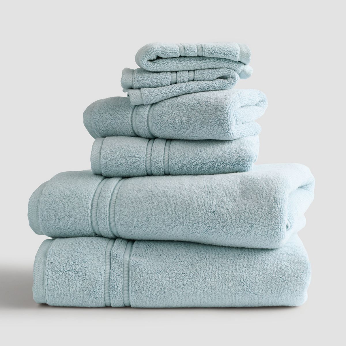 Hotelier Spa Luxe Towel 6-piece Set - Blue