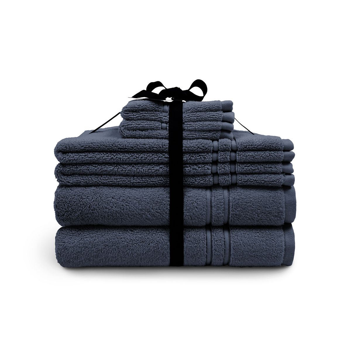 Hotelier Spa Luxe Towel 6-piece Set - Navy