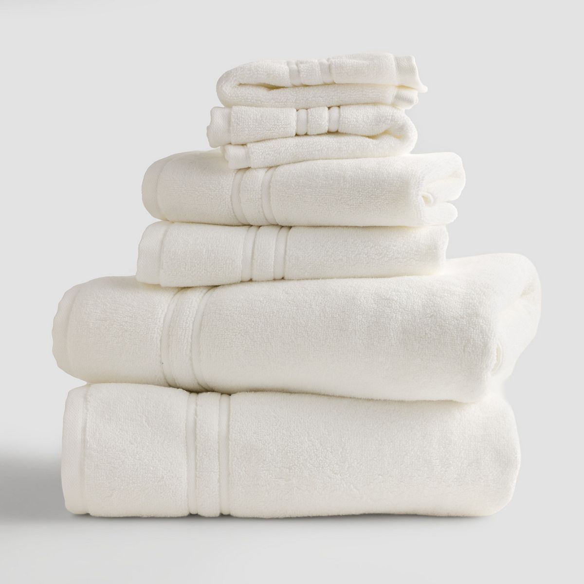 Hotelier Spa Luxe Towel 6-piece Set - White