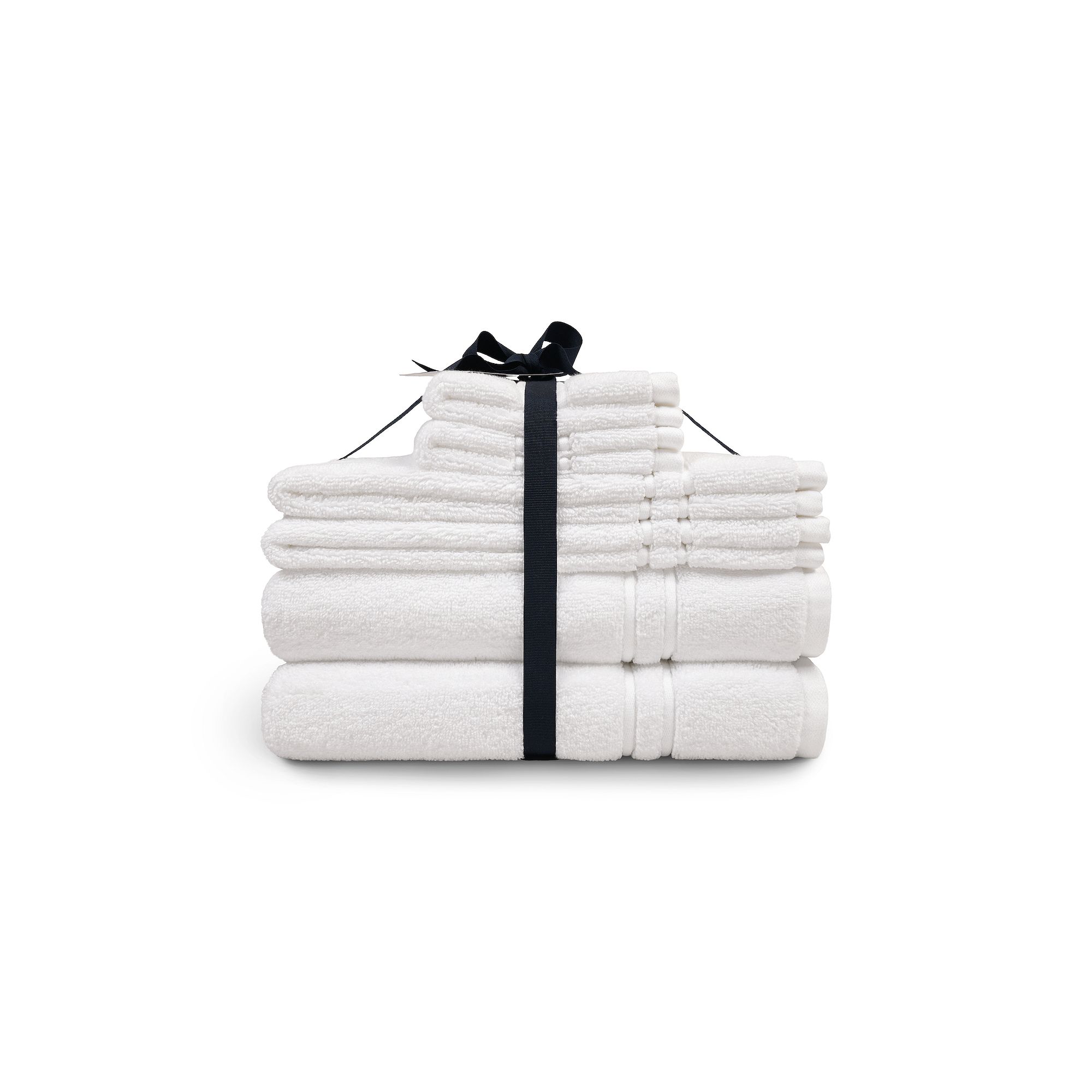Hotelier Spa Luxe Towel 6-piece Set, White