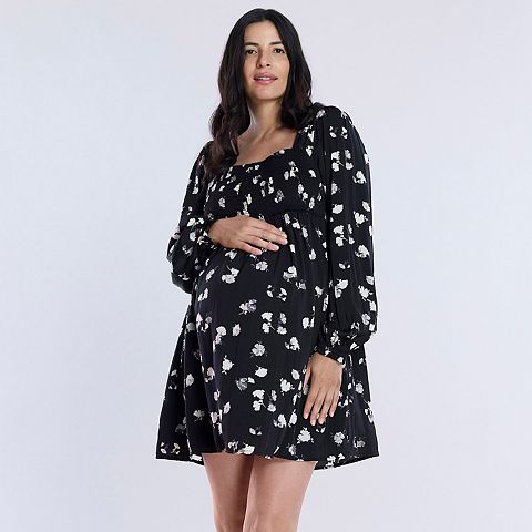 Женские платья Maternity Motherhood ® Smocked Babydoll Mini Dress