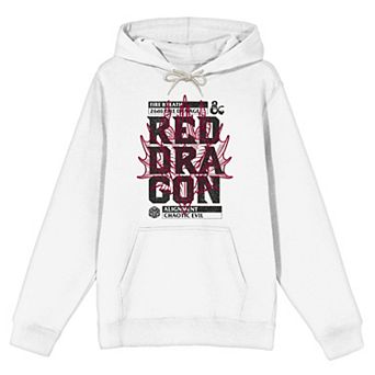 Men's Dungeons & Dragons Red Dragon Stats Graphic Hoodie