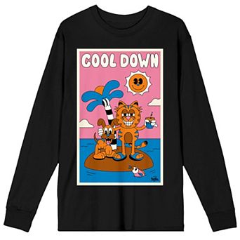 Men's Garfield Cool Down Long Sleeve Tee