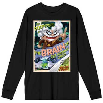 Men's Captain Underpants Professor Long Sleeve Tee