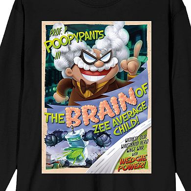 Men's Captain Underpants Professor Long Sleeve Tee