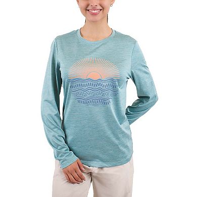 Women's Mountain and Isles Sun Protection Graphic Long Sleeve Shirt