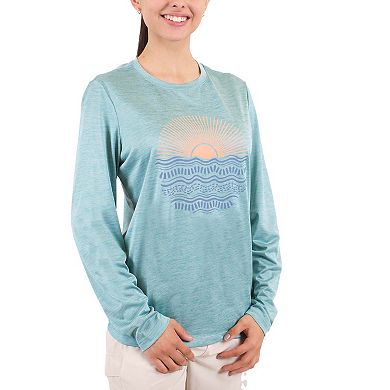 Women's Mountain and Isles Sun Protection Graphic Long Sleeve Shirt
