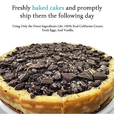 Deliciously Sugar-free Cookies & Cream Cheesecake - Irresistible Taste (2 Lbs)