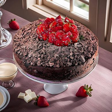 Gluten Free Chocolate Strawberry Cake 9" - Decadent Cake For Dessert Lovers (2.5 Lbs)