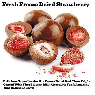 Fresh Freeze Dried Strawberries 24 Pcs Dipped In Premium Milk, White And Dark Chocolate