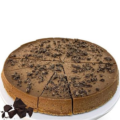 Deliciously Indulgent Sugar-free Dark Chocolate Chip Cheesecake - Irresistible Taste (2.8 Lbs)