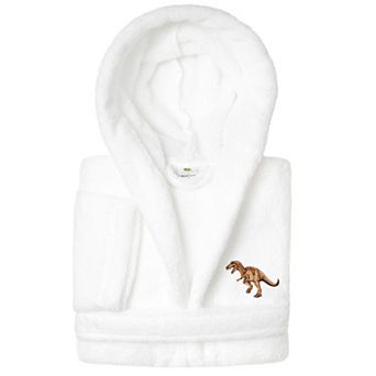 Linum Home Textiles Kids Super Plush Dinosaur Hooded Bathrobe