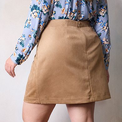 Plus Size LC Lauren Conrad Mini Skirt
