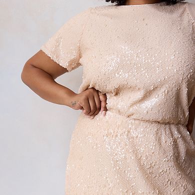 Plus Size LC Lauren Conrad Midi Slip Skirt