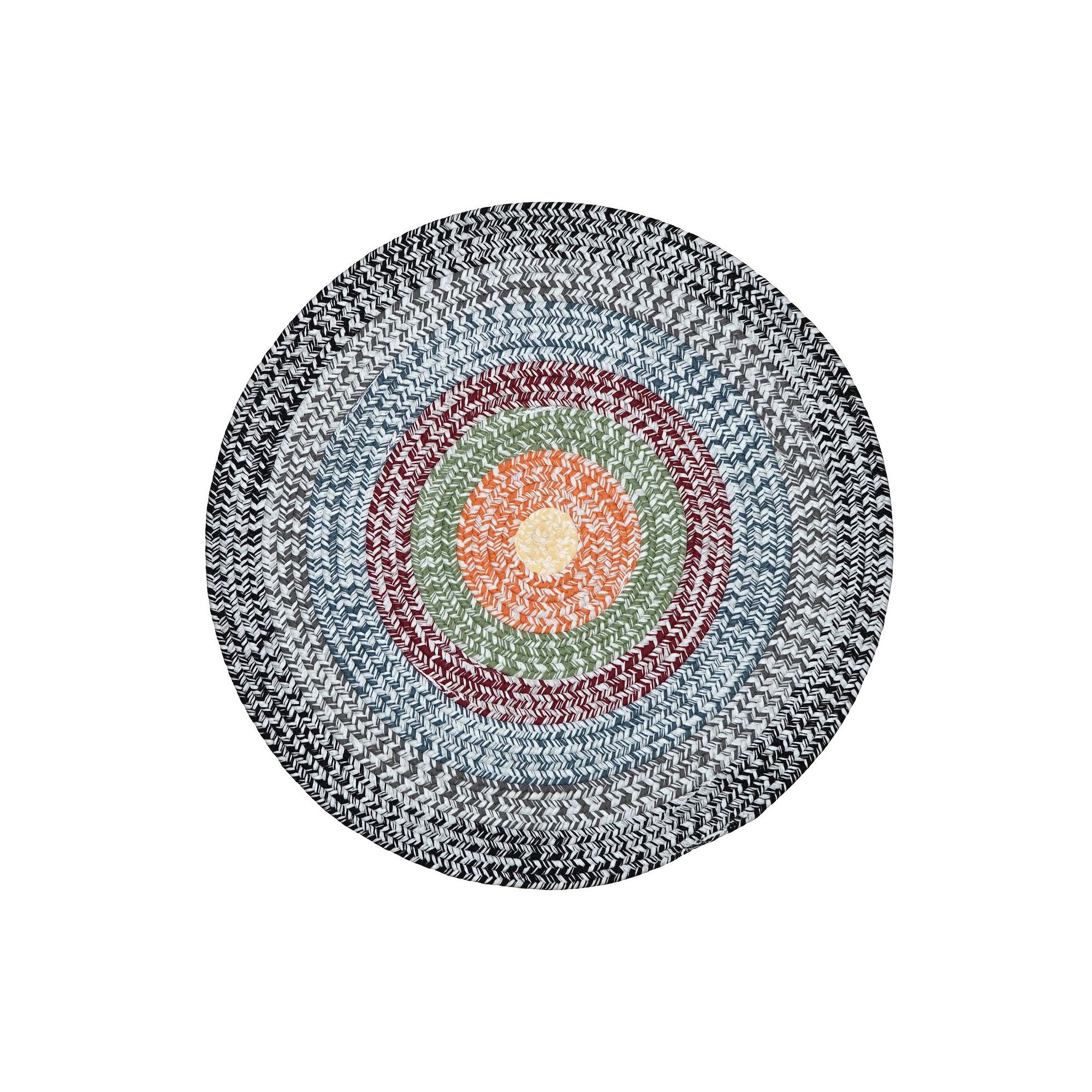 Colonial Mills Palmetto Braided Tweed Rounded Rug, Moonlight Glow