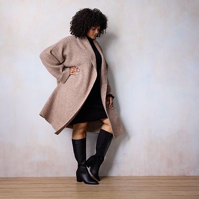 Plus size maxi sweater coats best sale