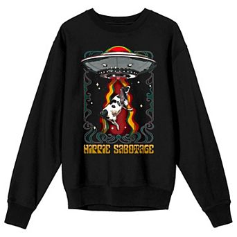 Men's Hippie Sabotage Alien Ship Sweatshirt