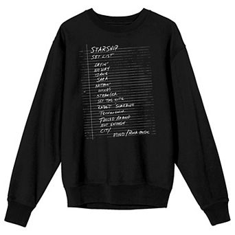 Men's Starship Set List Long Sleeve Graphic Tee
