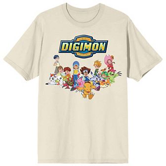 Men's Digimon Main Characters Graphic Tee