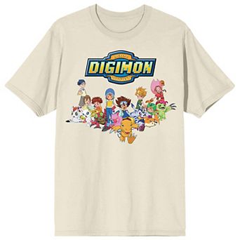 Men's Digimon Main Characters Graphic Tee