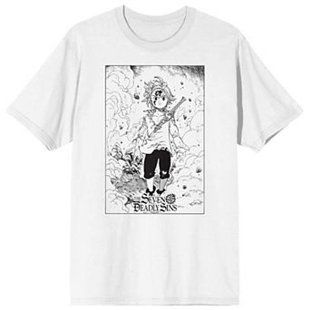Men's Seven Deadly Sins Manga Short Sleeve Graphic Tee