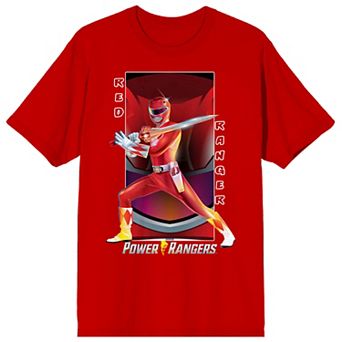 Men's Power Rangers Red Ranger Short Sleeve Graphic Tee