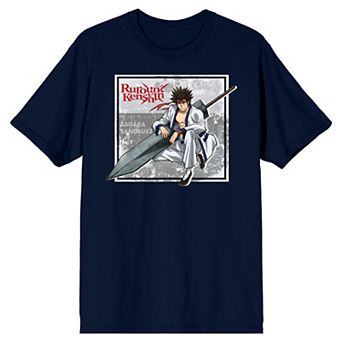 Men's Rurouni Kenshin Sagara Short Sleeve Graphic Tee