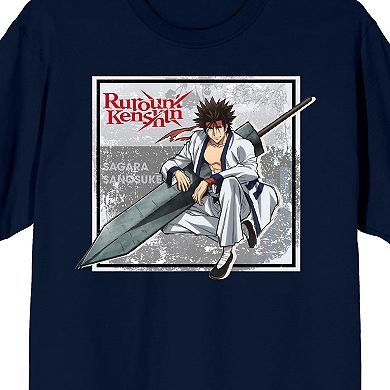 Men's Rurouni Kenshin Sagara Short Sleeve Graphic Tee