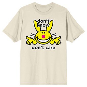 Men's Its Happy Bunny Don't Know Short Sleeve Graphic Tee