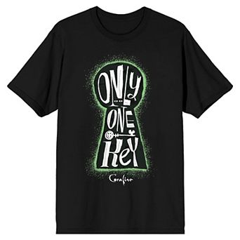 Men's Coraline Only One Key Short Sleeve Graphic Tee