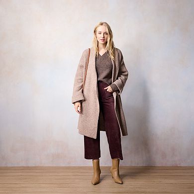 Petite LC Lauren Conrad Long Sweater Coat
