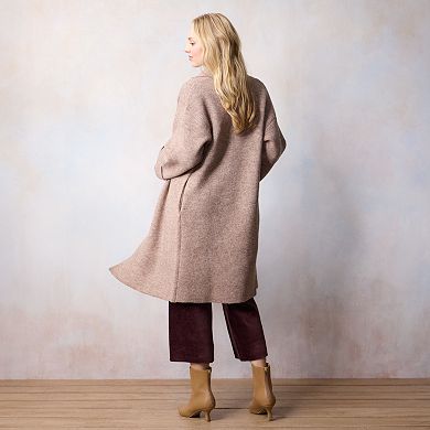 Petite LC Lauren Conrad Long Sweater Coat
