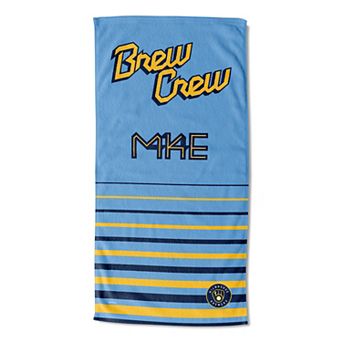 Milwaukee Brewers City Connect MKE Beach Towel