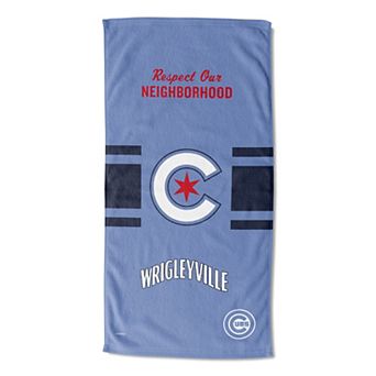 Chicago Cubs City Connect Wrigleyville Beach Towel
