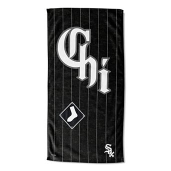 Chicago White Sox City Connect Pinstripe Chi Beach Towel