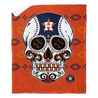 MLB Houston Astros Sugar Skull Silk Touch Sherpa Throw