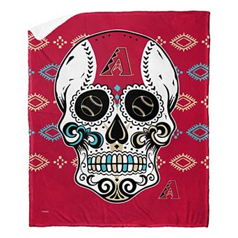 MLB Arizona Diamondbacks Sugar Skull Silk Touch Sherpa Throw
