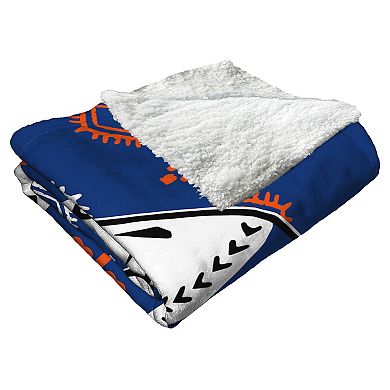 MLB New York Mets Sugar Skull Silk Touch Sherpa Throw