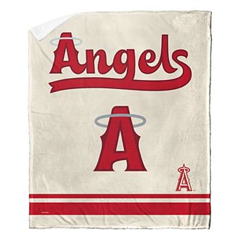 Los Angeles Angels of Anaheim City Connect Silk Touch Sherpa Throw Blanket