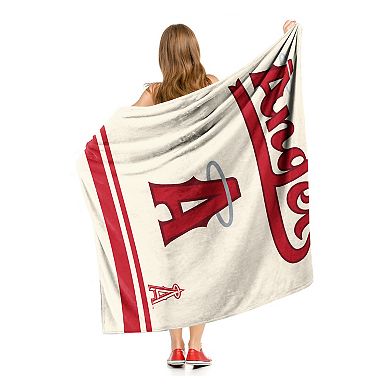Los Angeles Angels of Anaheim City Connect Silk Touch Sherpa Throw Blanket
