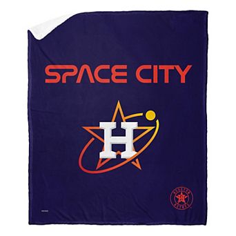 Houston Astros City Connect Silk Touch Sherpa Throw Blanket
