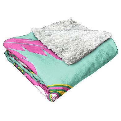 San Diego Padres Neon Palms City Connect Silk Touch Sherpa Throw Blanket