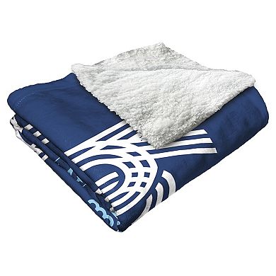 Kansas City Royals Fountains City Connect Silk Touch Sherpa Throw Blanket