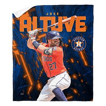 MLB Official Houston Astros Silk Touch Sherpa Throw Blanket